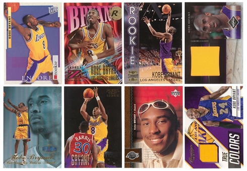 1996-2017 Assorted Kobe Bryant Card Collection (89) Including Rookie & Jersey Cards